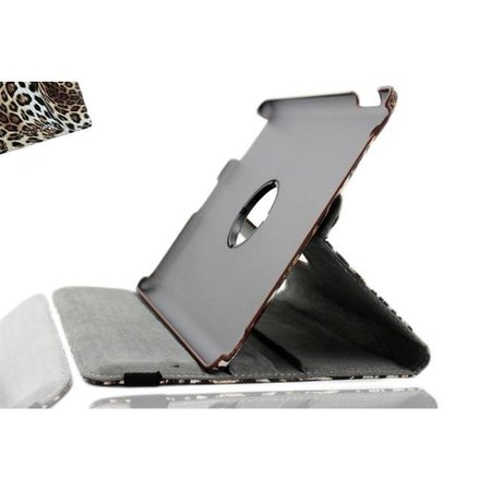 SANOXY Sanoxy 360 Degrees Rotating PU Leather Case Stand for iPad 2; 3 & 4; Leopard Brown SNX-IPA2-360CS-LEOBRN